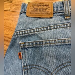 Levi's Orange Tab Light Blue Denim Jeans Size 27